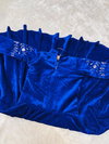 OC 230 Heavy Viscose  Velvet With Heavy Embroidery Sequence Work With Full Sleeves Gown Exporters In India